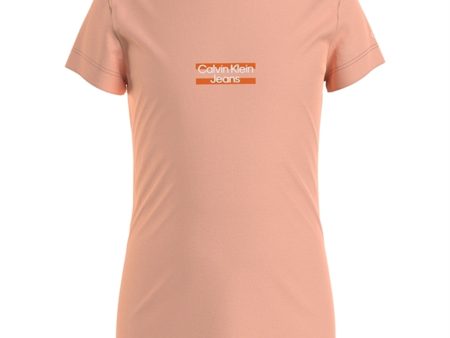 Calvin Klein Hero Logo Slim Fit T-Shirt Fresh Cantaloupe For Cheap