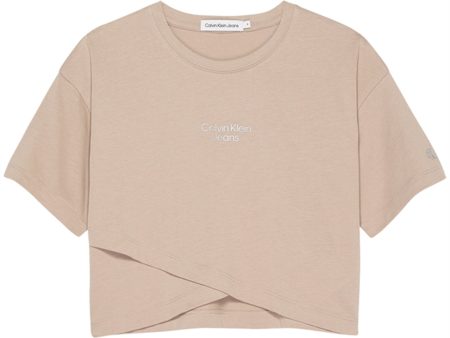 Calvin Klein Stack Logo Overlap T-Shirt Merino Online now