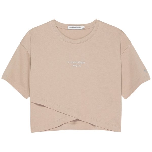 Calvin Klein Stack Logo Overlap T-Shirt Merino Online now