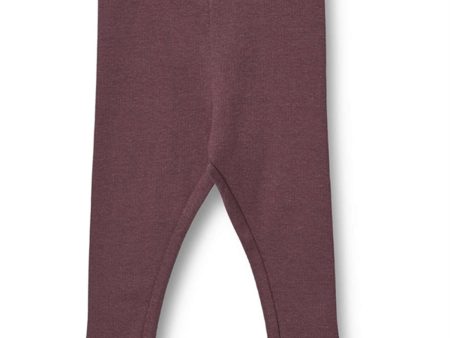 Wheat Soft Eggplant Rib Leggings Online now