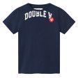 Wood Wood Navy Ola Arch Logo T-shirt Discount