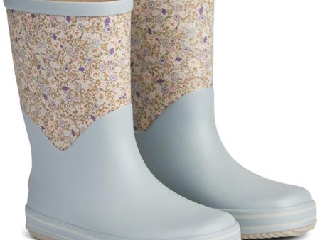 Wheat Rubber Boots Juno Highrise Flowers For Sale