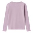 Wood Wood Light Amethyst Kim Arch Logo Bluse Online Sale