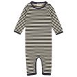 Wheat Midnight Stripe Theis Jumpsuit For Cheap