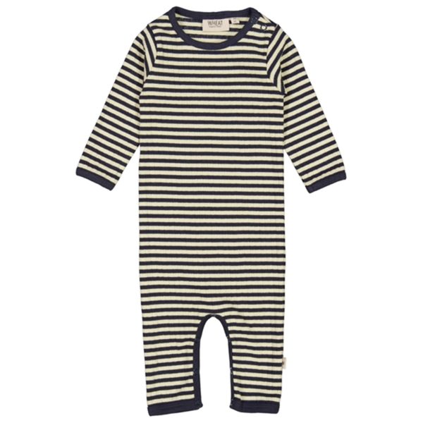 Wheat Midnight Stripe Theis Jumpsuit For Cheap