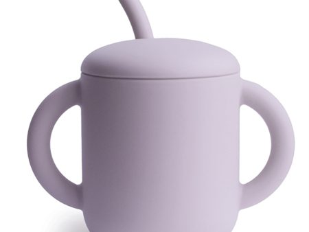 Mushie Silikone Training Cup Soft Lilac Online Hot Sale