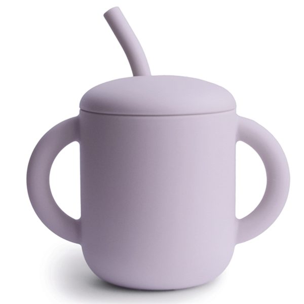 Mushie Silikone Training Cup Soft Lilac Online Hot Sale