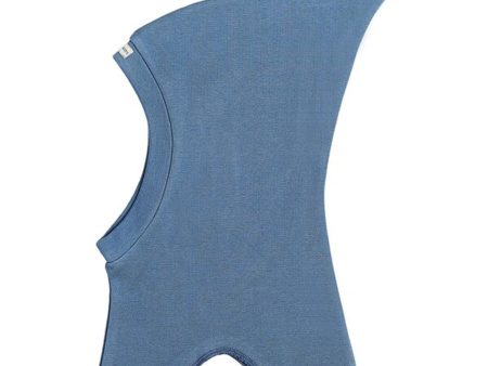 Racing Kids Top Balaclava Dino 1-layer Dusty Blue Online Sale