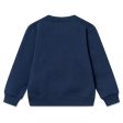 Wood Wood Navy Rod Applique Sweatshirt Fashion