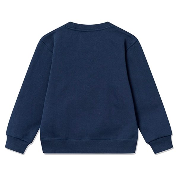 Wood Wood Navy Rod Applique Sweatshirt Fashion