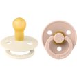 Bibs Colour Latex Pacifier 2-pack Ivory Blush Fashion