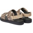 Angulus Glitter Sandal W. Velcro Sand Multi Glitter Hot on Sale