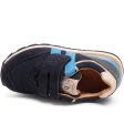 Bisgaard Winston S Velcro Shoe Navy For Discount