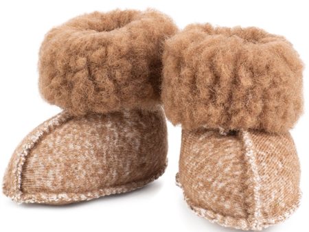 Alwero Baby Slippers Camello For Cheap