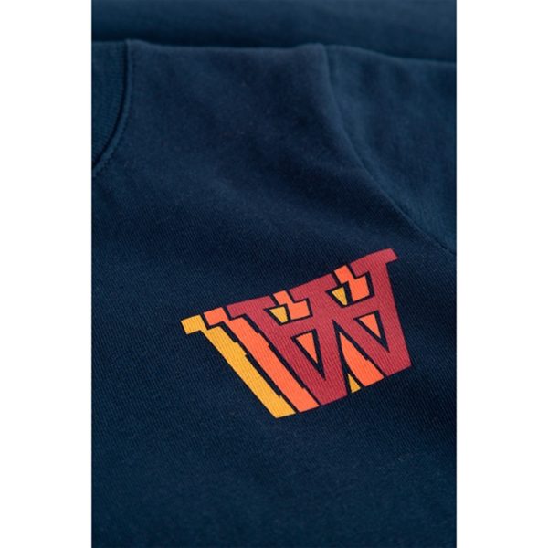 Wood Wood Navy Ola Logo T-shirt Hot on Sale