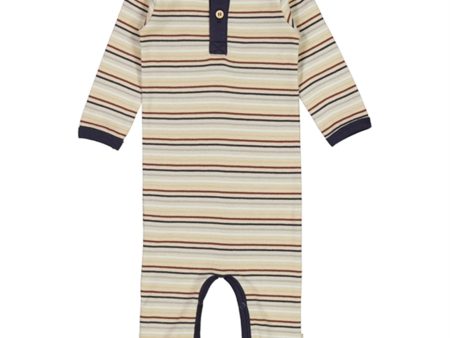 Wheat Multi Stripe Finn Jumpsuit Online