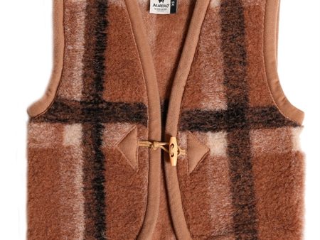 Alwero Vest Alpen Junior Krata Brown Cheap