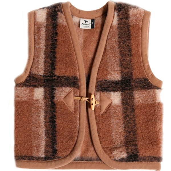 Alwero Vest Alpen Junior Krata Brown Cheap