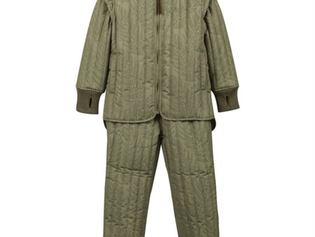 En Fant Thermal Set AOP Moss Green on Sale