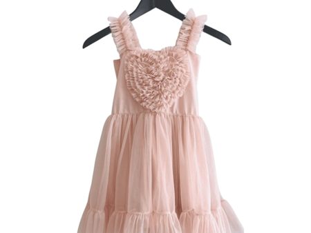 Dolly by Le Petit Heart Dress Lace Up Ballet Pink For Cheap