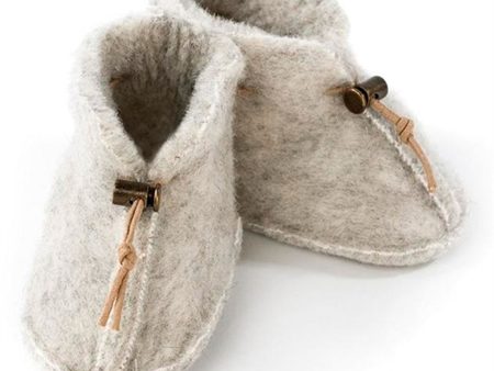 Alwero Baby Slippers Emo Light Grey Supply