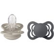 Bibs Supreme Silicone Pacifier 2-pack Sand Iron Online Sale