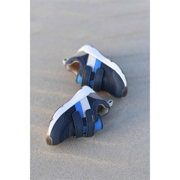 Bisgaard Matti S Velcro Shoe Navy Discount