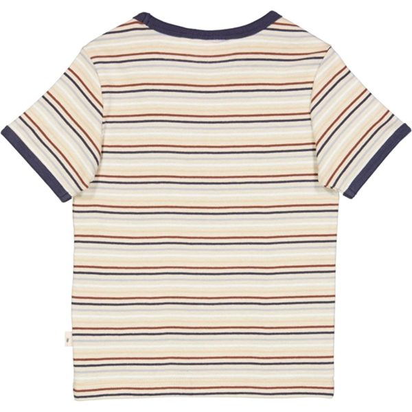 Wheat Multi Stripe Bosse T-shirt Online Sale