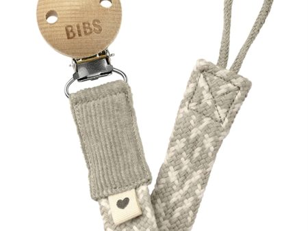 Bibs Pacifer Strap Sand Ivory For Sale