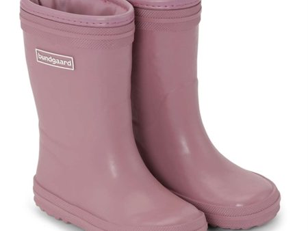 Bundgaard Cloudy High Warm Rubber Boot Dark Rose Supply