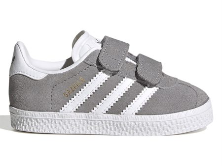 adidas Originals Gazelle Sneakers Grey Three   Cloud White   Gold Metallic Online now