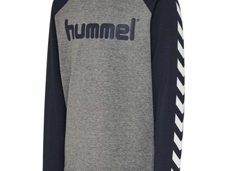 Hummel Black Iris Dreng T-Shirt L S Online now